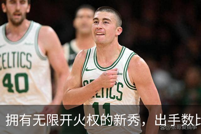 拥有无限开火权的新秀，出手数比东契奇还多